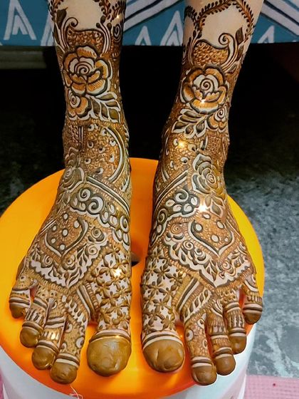 A sparkling, detailed design for the feet, perfect for a bride.