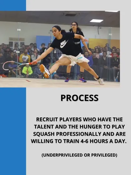 The process of our Excellence Program: we recruit players with the talent and hunger to play professionally, whether they are underprivileged or privileged.