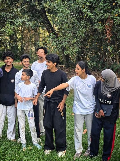 The team that trains together, stays together. Another great shot of the XMF family enjoying our time in the park.