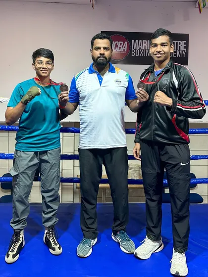 I am incredibly proud of my students Siddhesh and Riddhi Pawase, who won Bronze medals at the National Boxing Championships. This is what dedication and the right training can achieve. We build champions.