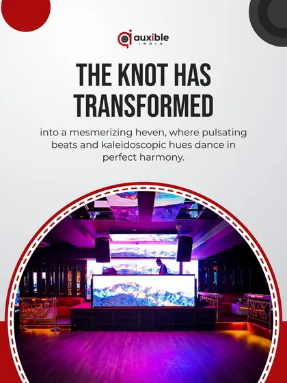 This is how we transform a venue. At The Knot Club, we installed a state-of-the-art DJ console with an integrated video wall and ambient lighting, turning the space into a premier destination for music lovers.