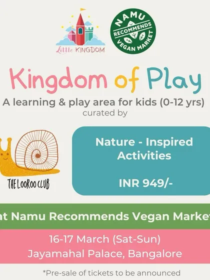 A detailed graphic for The Looroo Club's nature-inspired activities, including the price.