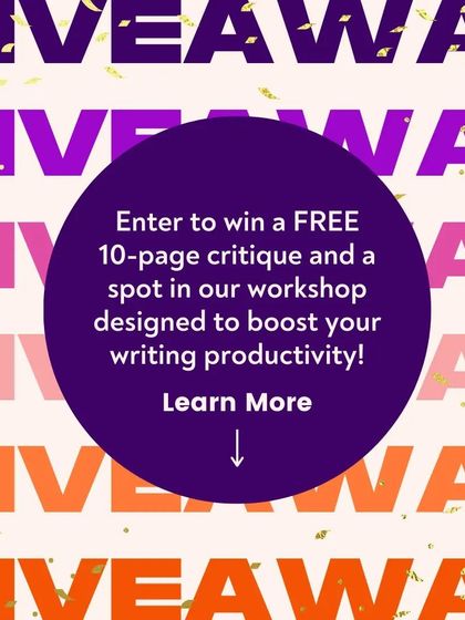 A look at a giveaway I ran for a free 10-page manuscript critique and a spot in a productivity workshop. I believe in making writing resources accessible and helping aspiring authors build the career of their dreams.