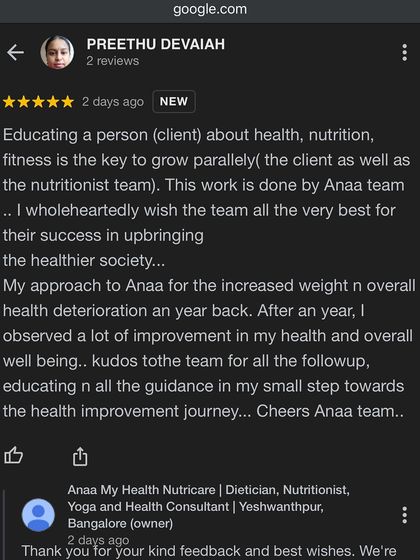 Anaa Nutricare - Holistic Weight Management Client Transformations & Reviews photo 19