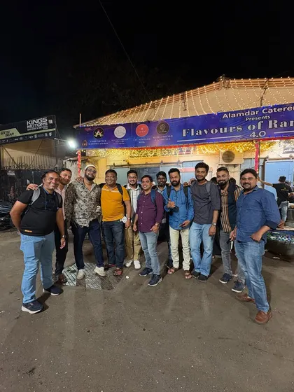 A group of friends having a good time. Thank you for coming.