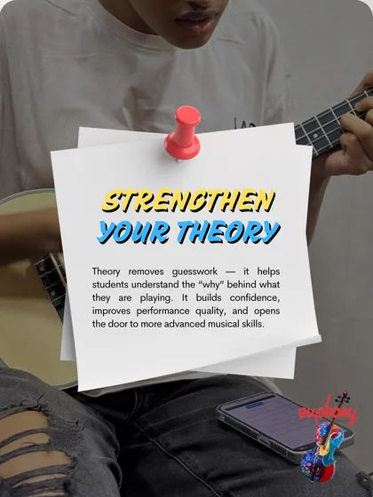 Strengthen your theory. Understanding the "why" behind the notes removes guesswork, builds confidence, and opens the door to more advanced musical skills.