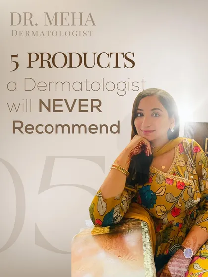 As a board-certified dermatologist, there are certain products I will never recommend. This post highlights five common culprits that can do more harm than good.