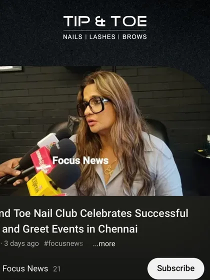 Focus News covering our successful meet and greet event in Chennai. It was a fantastic opportunity to connect with clients and share our passion for beauty.