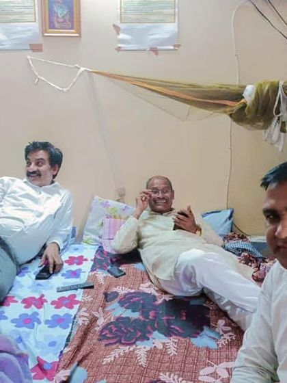 Another candid moment at the senior citizen center. These visits help me unwind from the stress of court and reconnect with what truly matters.