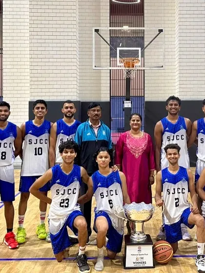 Being part of a winning team is about chemistry and hard work. This is our team celebrating a victory at the INFINI National Sports Fest. I offer team training sessions to build that same level of physicality and cohesion.