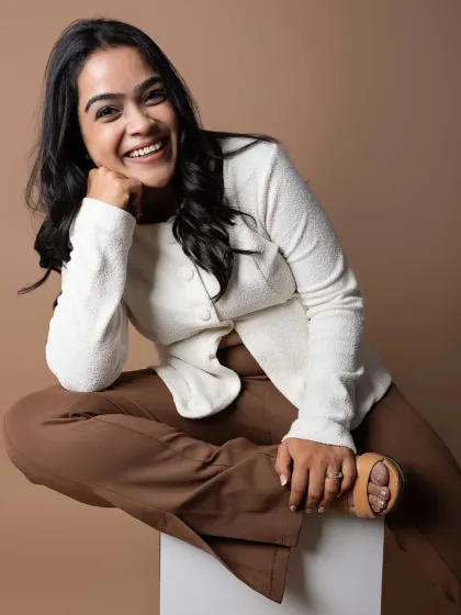A personal branding session should feel like you on your best day. I love capturing these moments of genuine laughter, which make a headshot feel warm and approachable. We aim for portraits that are professional but packed with personality, perfect for entrepreneurs and leaders.