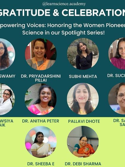 We are proud to celebrate and honor the women pioneers of science. Dr. Shaik is featured here among other incredible women who are shaping the future of STEM.