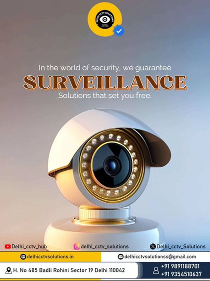 In the world of security, I guarantee surveillance solutions that set you free. You can relax knowing your property is protected by the best technology.