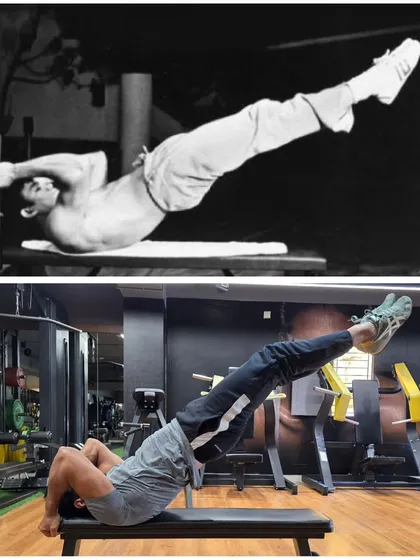 Recreating a classic Bruce Lee ab workout. True strength comes from timeless, proven methods. I focus on functional exercises that build a powerful and aesthetic physique.