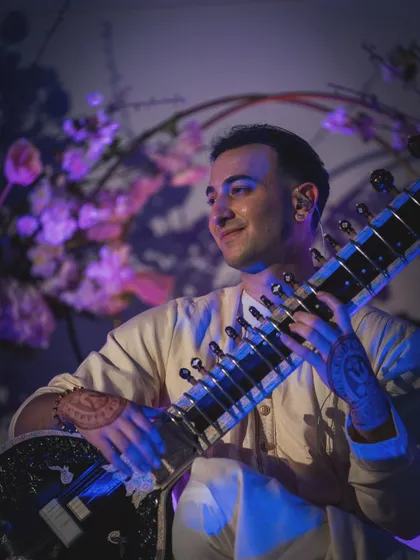 A candid shot from the New York concert, smiling as I play. The second half of the show is all about celebration and joy, and that feeling is infectious.