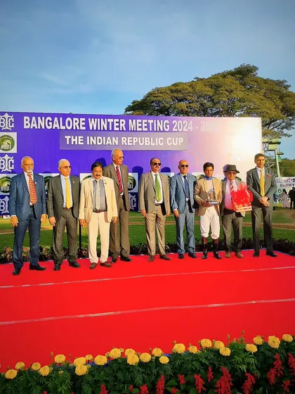 The winning team of the Indian Republic Cup.