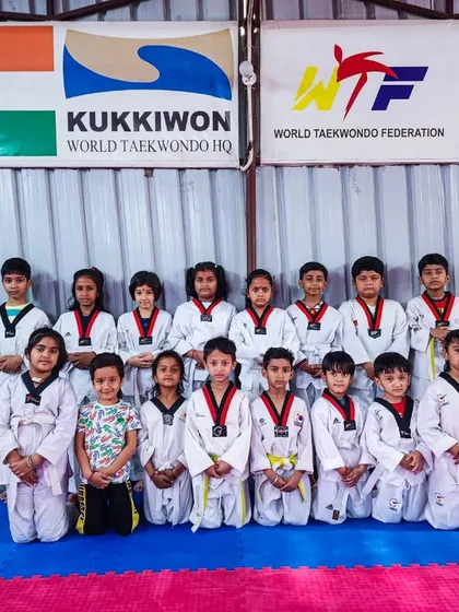 The future of our school. A formal group photo of the kids' batch.