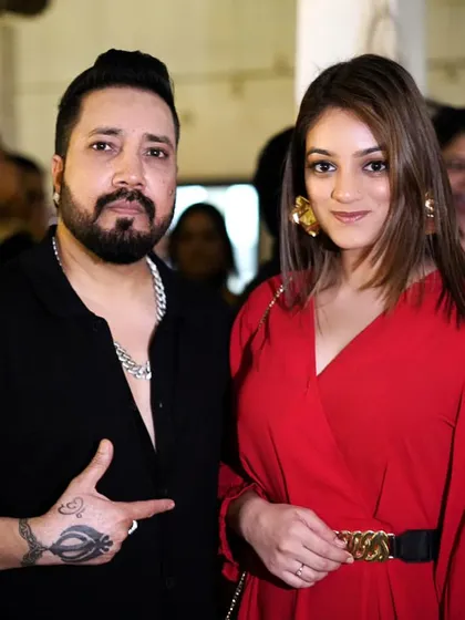 Celebrating Diwali with Mika Singh. Being a part of the music community and building strong professional relationships is very important to me.