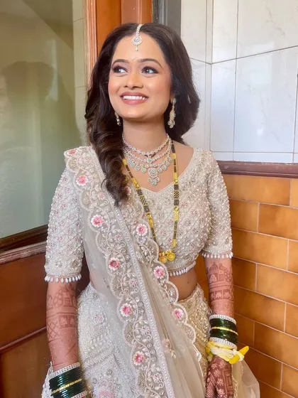 Another happy shot of the bride, her joy lighting up the frame.