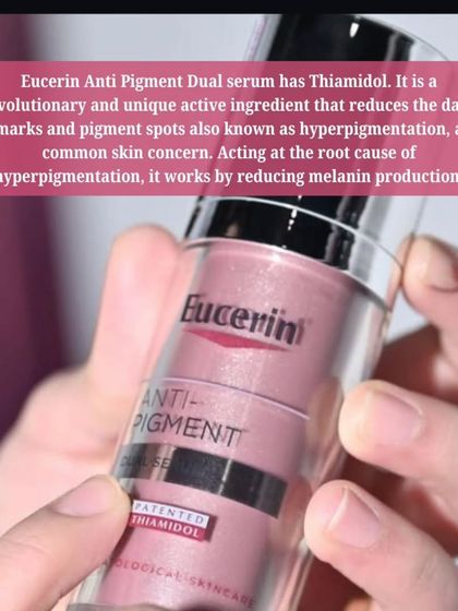 Thiamidol is a revolutionary active ingredient for treating hyperpigmentation. It works by reducing melanin production at its root cause. I was happy to attend the Eucerin launch for their Anti-Pigment serum to learn more about this science-backed innovation.