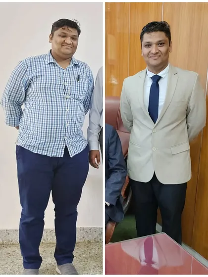 This is Dr. Kapil, who lost 24 kg in one year while managing a hectic schedule as a doctor. He went from 106 kg to 82 kg by learning quantified nutrition and staying consistent. If a doctor with COVID duties can make time for his health, you can too.