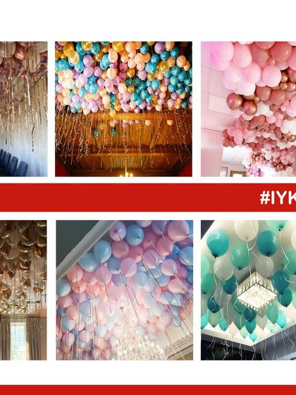 Helium balloons are a fantastic way to fill a space and add a magical touch. I offer a huge variety of colors and styles to create stunning ceiling decorations for any event.