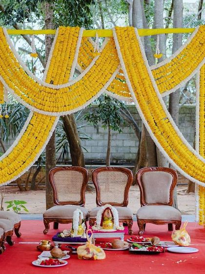 Flinters Management - Custom Wedding Design & Decor Vibrant Haldi Carnivals photo 45
