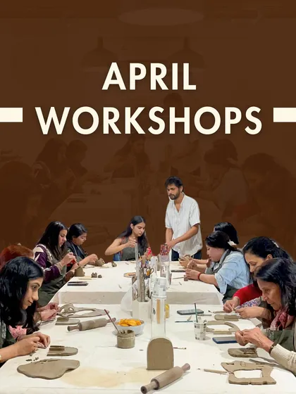 April is here, and so is our new workshop schedule. Join us for a creative experience and make something wonderful this month.