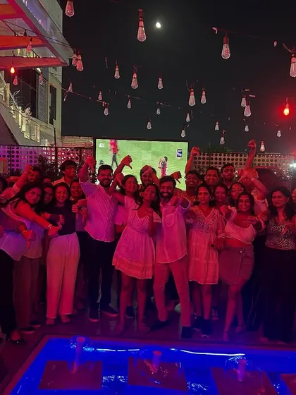 Look at this amazing energy! This is our community, a mix of beginners and experienced dancers, all celebrating together at one of our weekly salsa socials. ✨