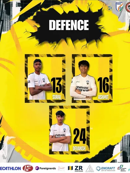 Our defensive stalwarts for the U19 team, tasked with maintaining our solid defensive record.