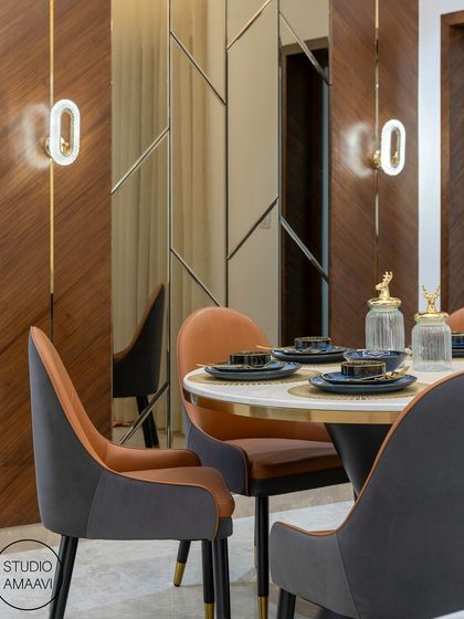 Studio Amaavi - Commercial & Hospitality Interior Design Grand Living & Dining Spaces photo 4