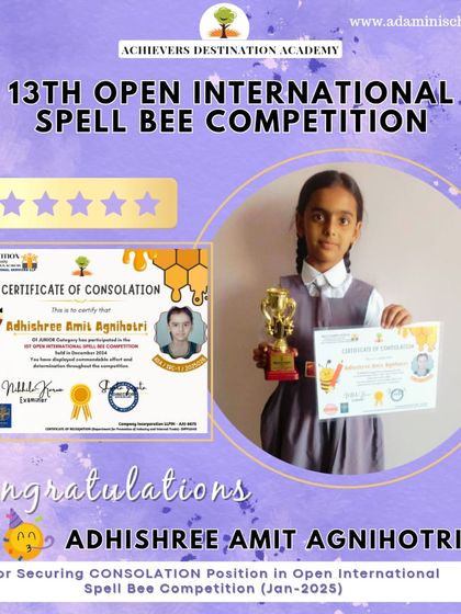 Achievers Destination Academy - English Language & Communication Celebrating Our Stars: Competition Winners photo 3