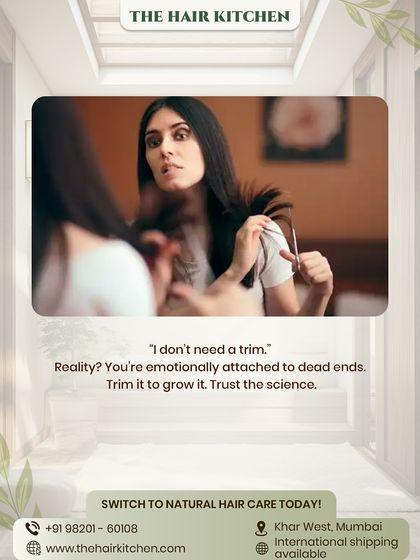 The lie: "I don't need a trim." The reality: You're emotionally attached to dead ends. You have to trim it to grow it. Trust the science.