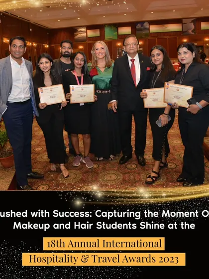 Our students receiving their certificates from esteemed dignitaries. We don't just teach skills; we create platforms for our students to be seen and celebrated.