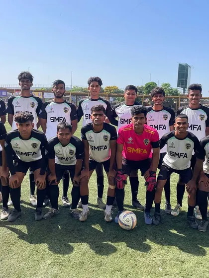 Our senior team, a squad forged through hustle, hunger, and heart, ready to compete in the league.