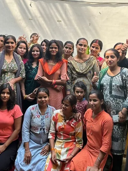 Our team and student volunteers at a recent NGO event. We believe in giving back to the community and providing opportunities for our students to use their skills for a good cause.