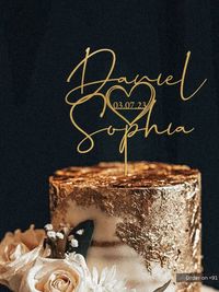 Customized Acrylic Cake Toppers