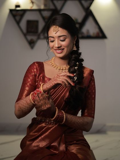 Shrutha - Bridal & Wedding Makeup Traditional South Indian Brides photo 36