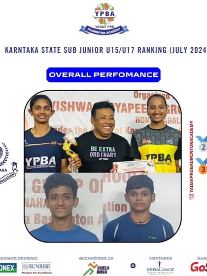 Yadav Pro Badminton Academy - Student-Athlete Development Program National & State Level Champions photo 47