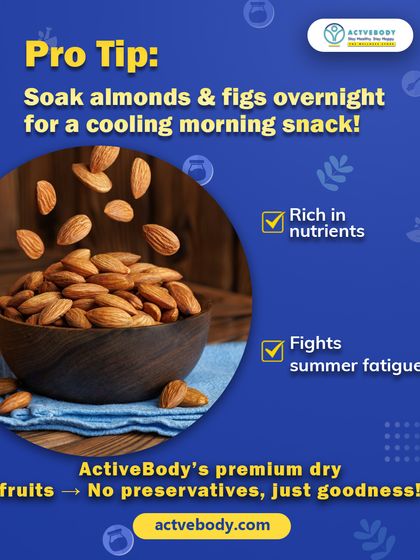 A Cooling Morning Snack for Summer Fatigue. For a nutrient-rich snack that fights summer fatigue, I suggest soaking almonds and figs overnight. This process makes them easier to digest and enhances their cooling properties, giving you a natural energy boost to start your day.