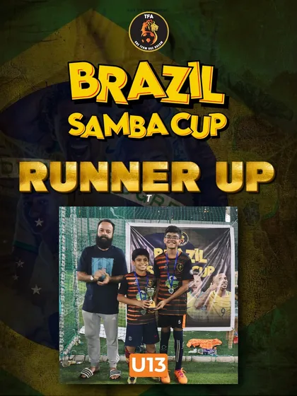 Our U13 runners-up from the Brazil Samba Cup 2024. Every tournament is a valuable experience.