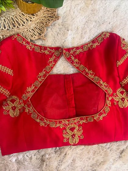 Chaithu Gowda - Custom Designer Ethnic Wear Custom Embroidered Blouses photo 37