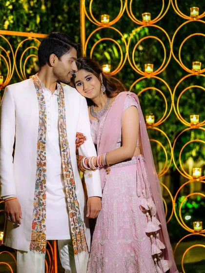 Here, against a backdrop of warm light, all that mattered was the quiet connection between them. When capturing elegant portraits, I look for the soft glance or gentle touch that says everything. It’s about blending the beauty of the occasion with your genuine emotion.