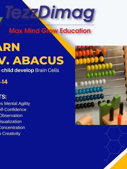 Our Advanced Abacus program for ages 6-14 helps develop brain cells, improve mental agility, and build strong observation and visualization skills.