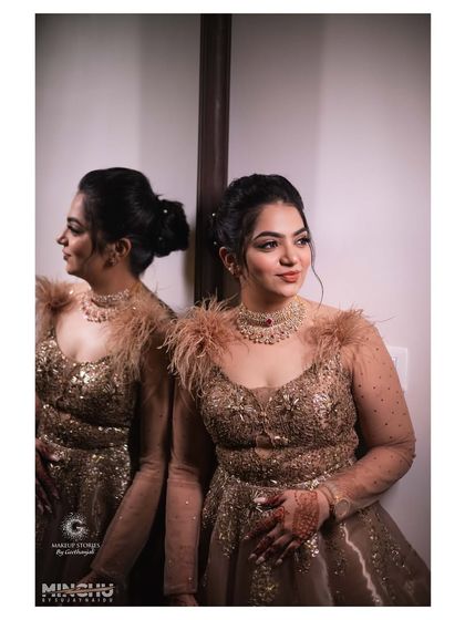 Geethanjali Venkatesh - Special Occasion Makeup Regal Reception & Sangeet Glam photo 119
