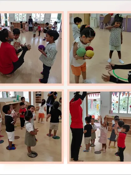 Learning to catch and throw is more than just a game. It enhances hand-eye coordination and teaches children about interacting with their peers in a supportive group environment.