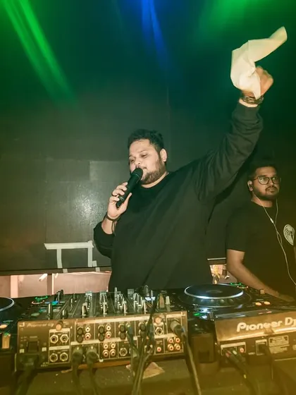 It's not just about playing music; it's about connecting with the crowd. Getting on the mic to hype everyone up is a key part of every set I play.