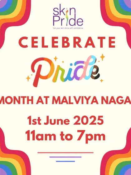 An invitation to our Pride Month celebration at our Malviya Nagar clinic. We invite everyone to join us and shine in their true colors.