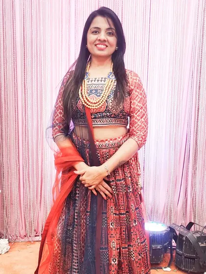 My look for a Lagnageet event. I love dressing in traditional attire to honor the sanctity of the occasion.