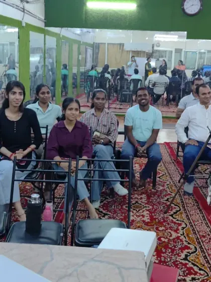 Another view of the engaged audience during our PCOD/PCOS workshop. We focus on providing clear, actionable information that you can apply to your daily life.